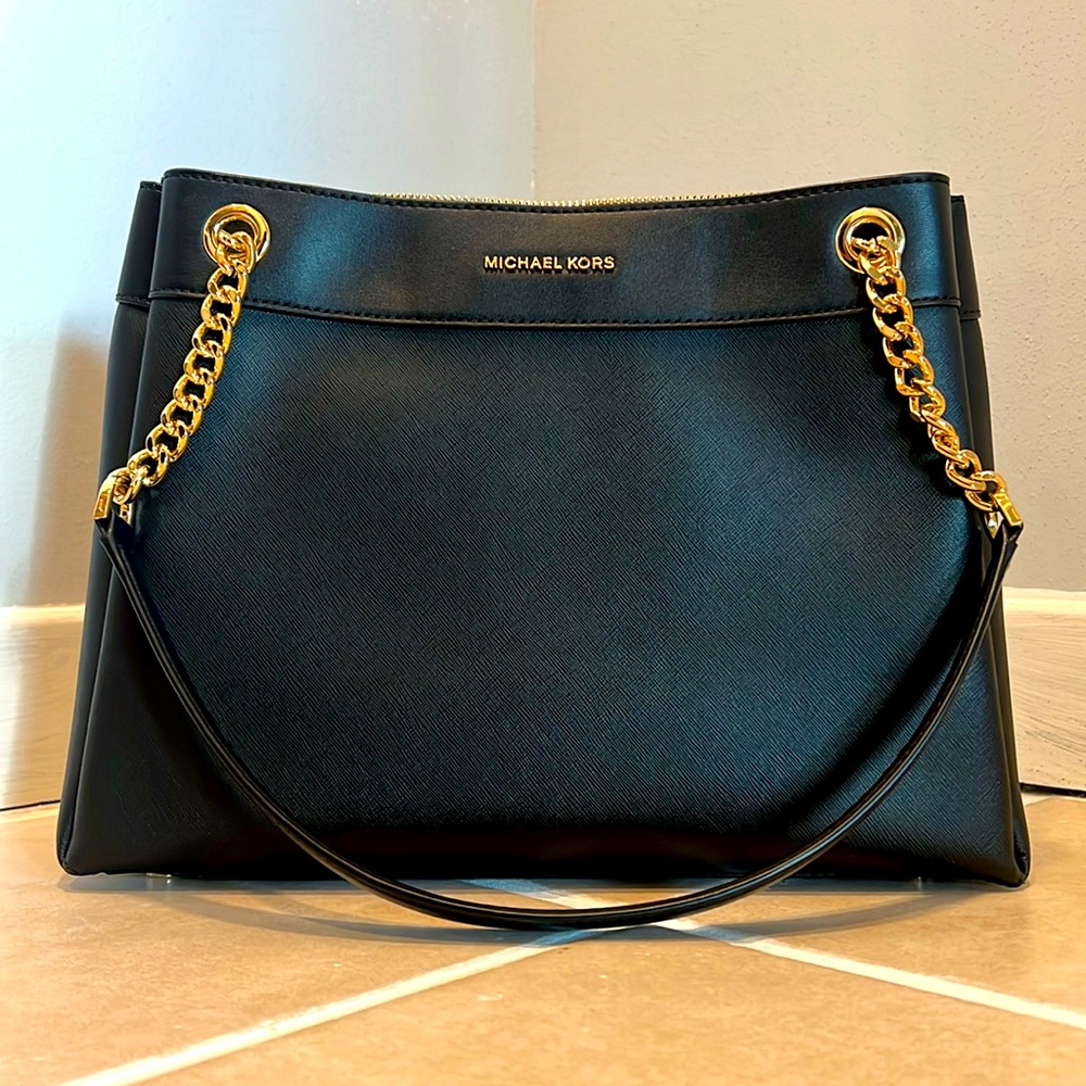 Lightly Used Lori Medium Faux Leather Tote Bag - Michael Kors